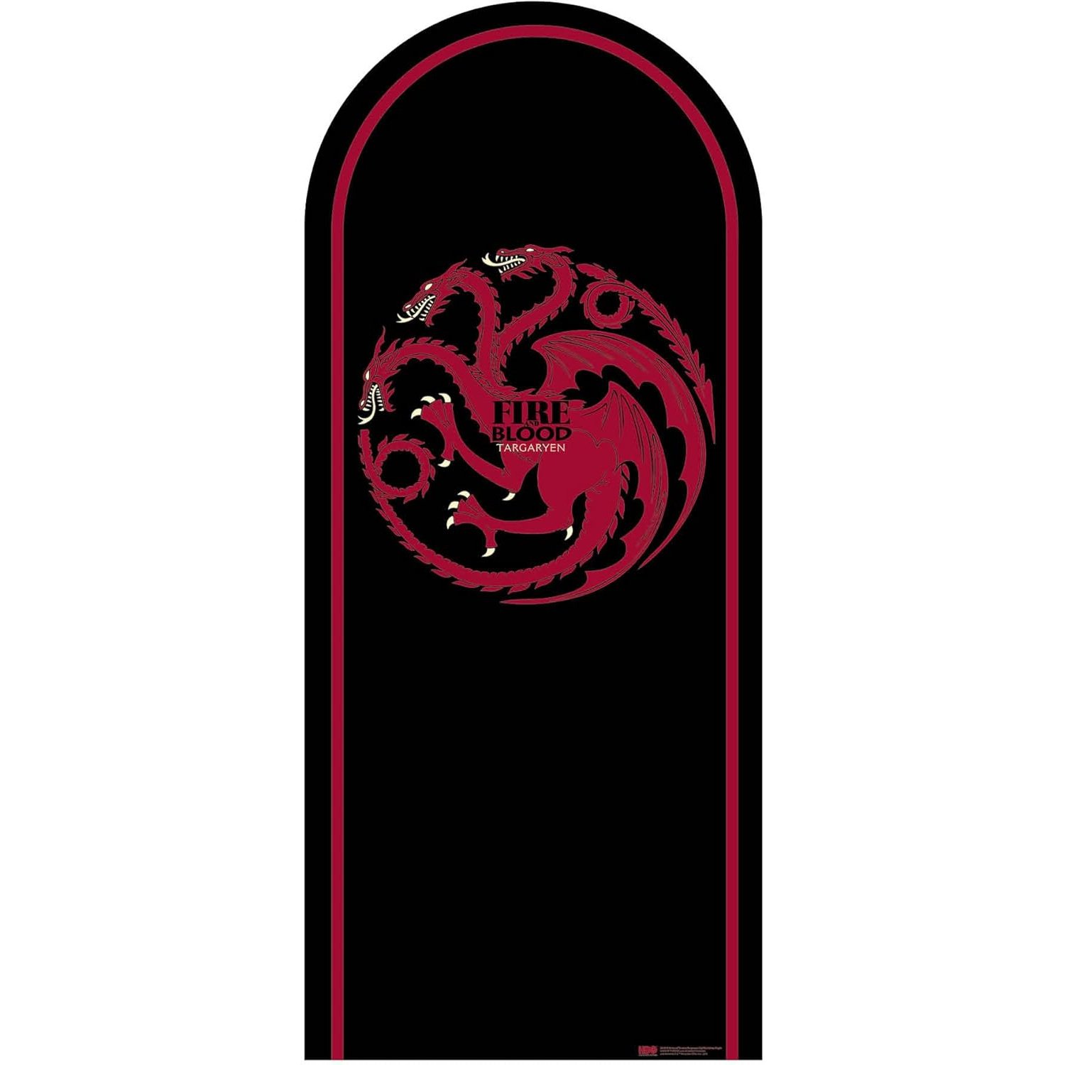 SC4540 House Targaryen Sigil (Game of Thrones) Official Backdrop Cardboard Cutout Standee House Targaryen Sigil (Game of Thrones) Official Backdrop Cardboard Cutout / Standee - Image 1