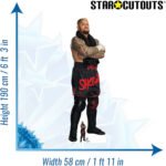 Solo Sikoa 'Joseph Yokozuna Fatu' (WWE) Official Lifesize + Mini Cardboard Cutout / Standee - Image 3