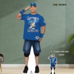 John Cena 'Blue T-Shirt' Farewell Tour (WWE) Official Lifesize + Mini Cardboard Cutout / Standee - Image 4