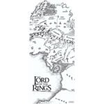 Black & White Map Design (The Lord of the Rings) Official Backdrop Cardboard Cutout / Standee