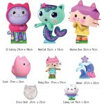 DJ Catnip, Mama Box & MerCat (Gabby's Dollhouse) Official Small + Mini Cardboard Cutouts / Standees - Image 3