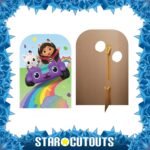 Gabby, Carlita & Pandy Paws 'Rainbow Road' (Gabby's Dollhouse) Official Child Size Stand-In Cardboard Cutout / Standee - Image 2