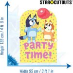 Bluey & Bingo 'Balloon Play Party Time!' (Bluey) Official Backdrop Cardboard Cutout / Standee - Image 3