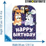 Bluey & Friends 'Happy Birthday' (Bluey) Official Backdrop Cardboard Cutout / Standee - Image 3