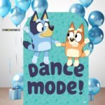 Bluey & Bingo 'Dance Mode!' (Bluey) Official Backdrop Cardboard Cutout / Standee - Image 4