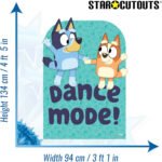 Bluey & Bingo 'Dance Mode!' (Bluey) Official Backdrop Cardboard Cutout / Standee - Image 3