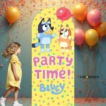 Bluey & Bingo 'Balloon Play Party Time!' (Bluey) Official Large Backdrop Cardboard Cutout / Standee - Image 4