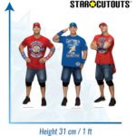 John Cena (WWE) Official Three Shelf Top Mini Cardboard Cutouts / Standees - Image 3