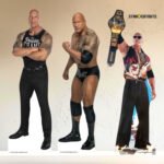 The Rock (WWE) Official Three Shelf Top Mini Cardboard Cutouts / Standees - Image 4