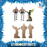 Rey Mysterio (WWE) Official Three Shelf Top Mini Cardboard Cutouts / Standees - Image 2