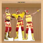 Hulk Hogan (WWE) Official Three Shelf Top Mini Cardboard Cutouts / Standees - Image 4