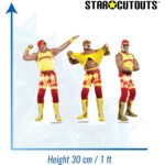 Hulk Hogan (WWE) Official Three Shelf Top Mini Cardboard Cutouts / Standees - Image 3