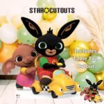 Bing 'Bunny Rabbit' & Sula 'Yellow Car' (Bing) Official Large + Mini Cardboard Cutout / Standee - Image 4