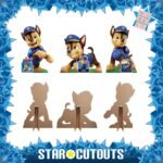 Chase '3 Dynamic Poses' (Paw Patrol) Official Large Multi Pack Cardboard Cutout / Standee - Image 2