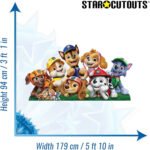 Paw Patrol 'Wide Group Shot' (Paw Patrol) Official Large + Mini Cardboard Cutout / Standee - Image 3