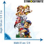 Paw Patrol 'Group Shot' (Paw Patrol) Official Large + Mini Cardboard Cutout / Standee - Image 3