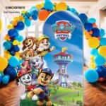 Paw Patrol Logo & Lookout Tower (Paw Patrol) Official Backdrop Cardboard Cutout / Standee - Image 4