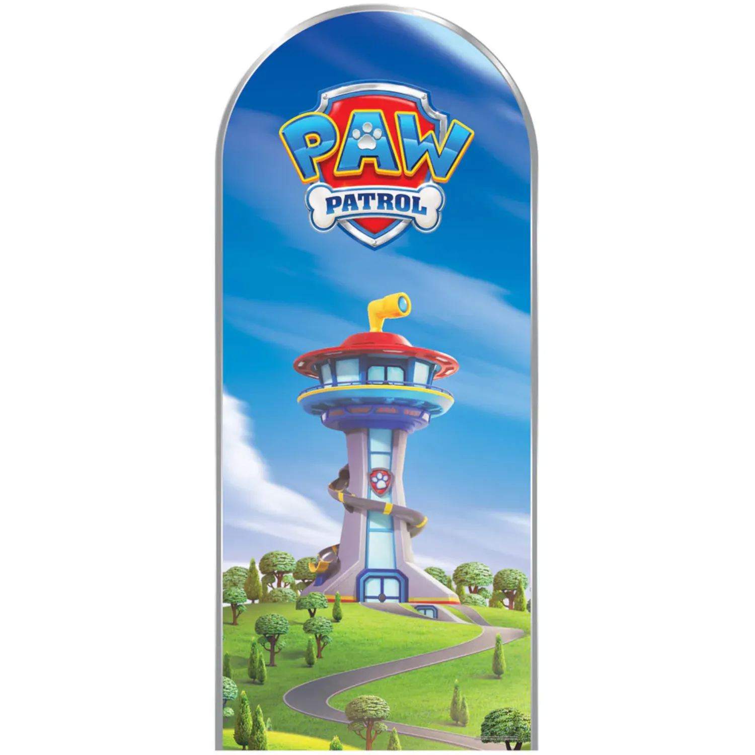 SC4603 Paw Patrol Logo & Lookout Tower (Paw Patrol) Official Backdrop Cardboard Cutout Standee Paw Patrol Logo & Lookout Tower (Paw Patrol) Official Backdrop Cardboard Cutout / Standee - Image 1