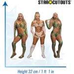 Tiffany Stratton (WWE) Official Three Shelf Top Mini Cardboard Cutouts / Standees - Image 3