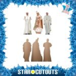 Pope Nativity Three Shelf Top Mini Cardboard Cutouts / Standees - Image 2