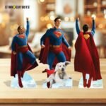 Superman Look Up 'David Corenswet' (Superman 2025) Official Three Shelf Top Mini Cardboard Cutouts / Standees - Image 4