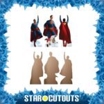 Superman Look Up 'David Corenswet' (Superman 2025) Official Three Shelf Top Mini Cardboard Cutouts / Standees - Image 2
