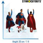 Superman Look Up 'David Corenswet' (Superman 2025) Official Three Shelf Top Mini Cardboard Cutouts / Standees - Image 3