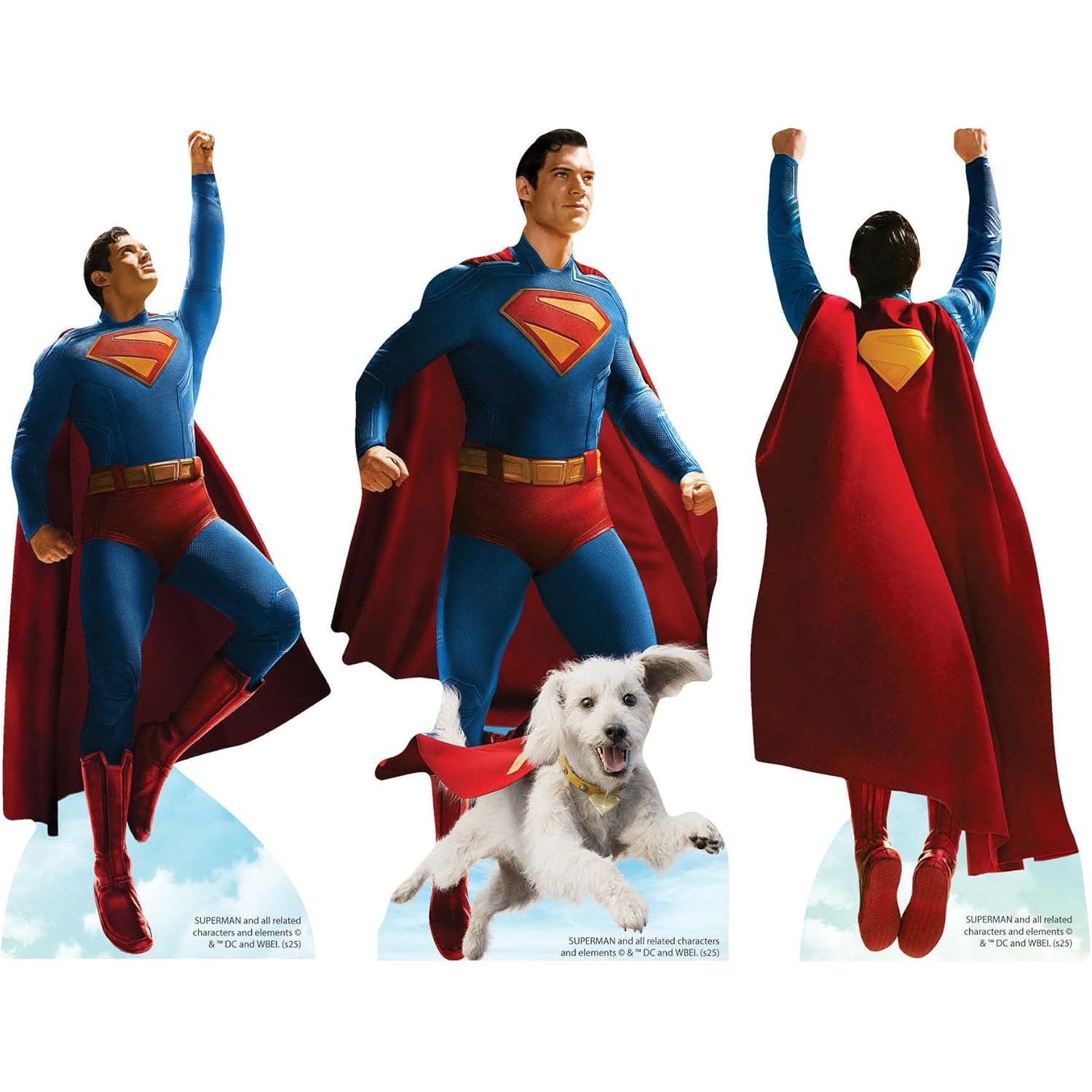 SC4636 Superman Look Up 'David Corenswet' (Superman 2025) Official Three Shelf Top Mini Cardboard Cutouts Standees Superman Look Up 'David Corenswet' (Superman 2025) Official Three Shelf Top Mini Cardboard Cutouts / Standees - Image 1