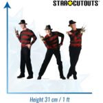 Freddy Krueger (A Nightmare On Elm Street) Official Three Shelf Top Mini Cardboard Cutouts / Standees - Image 3