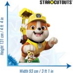 Rubble (Paw Patrol) Official Large + Mini Cardboard Cutout / Standee - Image 3