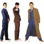 The Tenth Doctor ‘David Tennant’ (Doctor Who) Official Three Shelf Top Mini Cardboard Cutouts / Standees