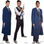 The Fourteenth Doctor ‘David Tennant’ (Doctor Who) Official Three Shelf Top Mini Cardboard Cutouts / Standees