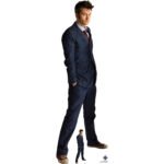 The Tenth Doctor (Blue Suit) 'David Tennant' (Doctor Who) Official Lifesize + Mini Cardboard Cutout / Standee
