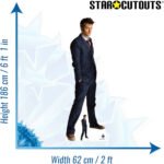 The Tenth Doctor (Blue Suit) 'David Tennant' (Doctor Who) Official Lifesize + Mini Cardboard Cutout / Standee - Image 3
