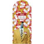 Bob 'Shrinker' Hello My Name Is Bob (Beetlejuice Beetlejuice) Official Backdrop Cardboard Cutout / Standee