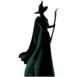 Elphaba Thropp 'Green & Black Silhouette' (Wicked) Official Lifesize + Mini Cardboard Cutout / Standee