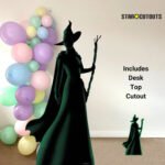 Elphaba Thropp 'Green & Black Silhouette' (Wicked) Official Lifesize + Mini Cardboard Cutout / Standee - Image 4
