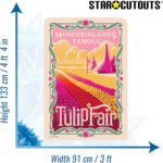 Munchkinland's Famous Tulip Fair (Wicked) Official Backdrop Cardboard Cutout / Standee - Image 3