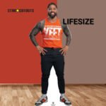 Jey Uso 'Orange YEET' (WWE) Official Lifesize + Mini Cardboard Cutout / Standee - Image 4