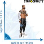 Jey Uso 'Main Event' (WWE) Official Lifesize + Mini Cardboard Cutout / Standee - Image 3
