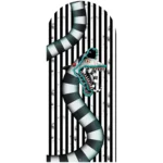 Sandworm 'Black & White Stripe Design' (Beetlejuice) Official Backdrop Cardboard Cutout / Standee