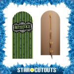 Beetlejuice Logo 'Black & Green Stripe Design' (Beetlejuice) Official Backdrop Cardboard Cutout / Standee - Image 2