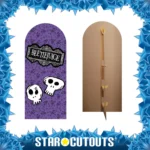 Beetlejuice Logo 'Skulls Design' Purple (Beetlejuice) Official Backdrop Cardboard Cutout / Standee - Image 2