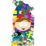 Eric Cartman 'Christmas Gifts Stack' (South Park) Official Backdrop Cardboard Cutout / Standee