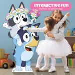 Bluey & Muffin 'Wedding Flower Girls' (Bluey) Official Lifesize + Mini Cardboard Cutout / Standee - Image 4