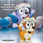 Bingo & Socks 'Wedding Flower Girls' (Bluey) Official Lifesize Cardboard Cutout / Standee - Image 5