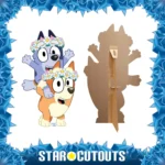 Bingo & Socks 'Wedding Flower Girls' (Bluey) Official Lifesize Cardboard Cutout / Standee - Image 2