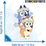 Bingo & Socks 'Wedding Flower Girls' (Bluey) Official Lifesize Cardboard Cutout / Standee - Image 3