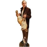 Martin with Fox (Friday Night Dinner) Official Lifesize + Mini Cardboard Cutout / Standee