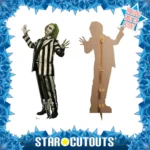 Beetlejuice 'Michael Keaton' (Beetlejuice Beetlejuice) Official Lifesize + Mini Cardboard Cutout / Standee - Image 2